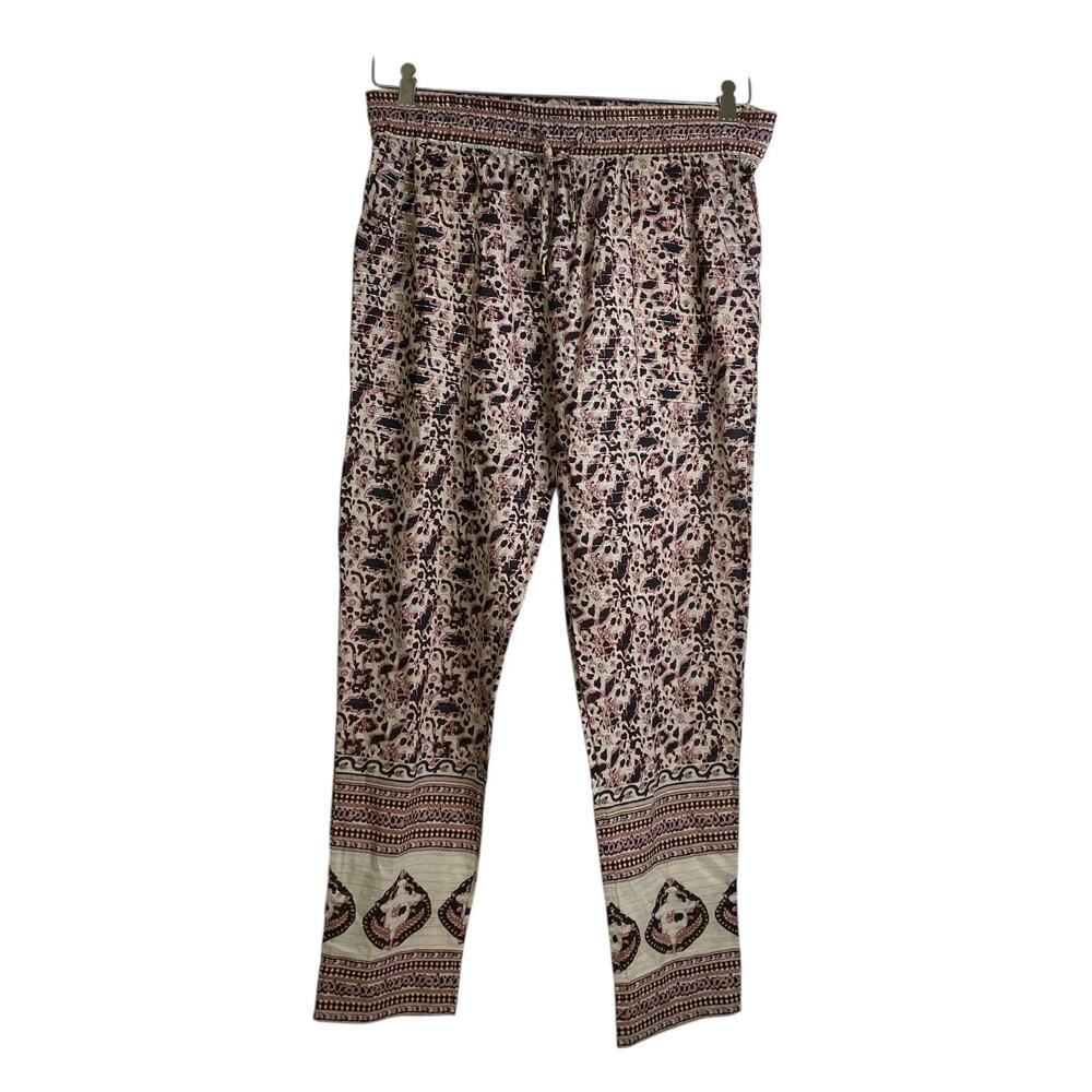 Scotch And Soda Vagabond Voyage Pants Size 2 Printed Elastic Boho 30x28